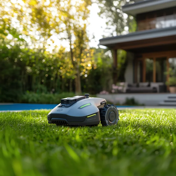 Mammotion YUKA mini im Garten