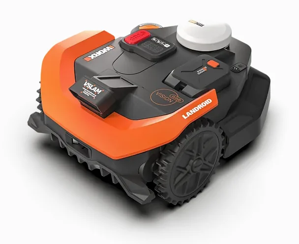 Worx Landroid Vision Cloud (WR312E bis WR330E) von schräg vorne