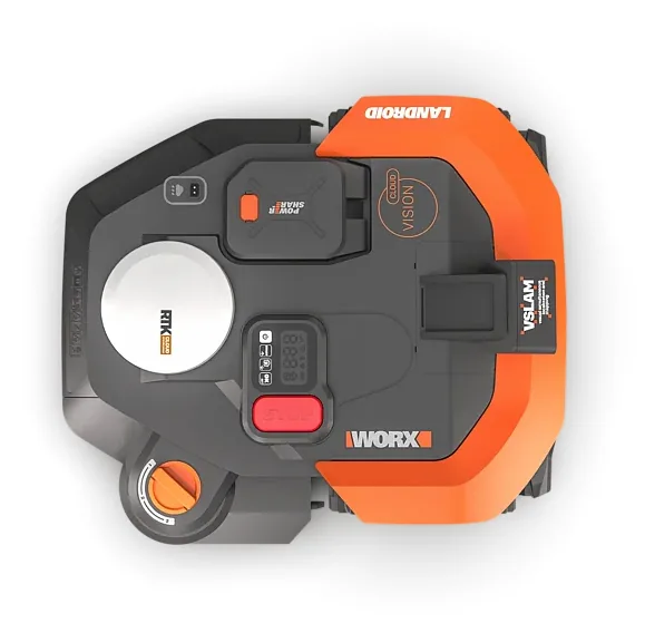 Worx Landroid Vision Cloud (WR312E bis WR330E) von oben